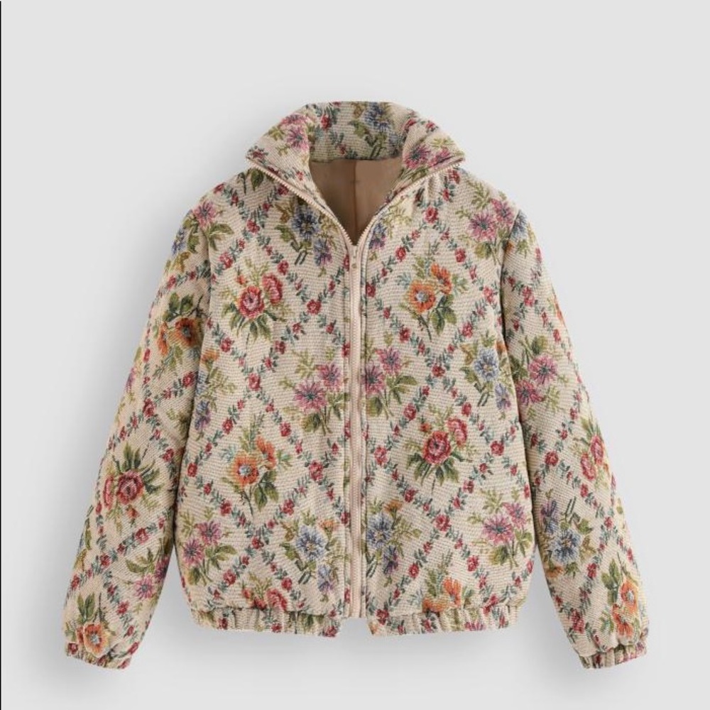 Floral Quilted Jacket
